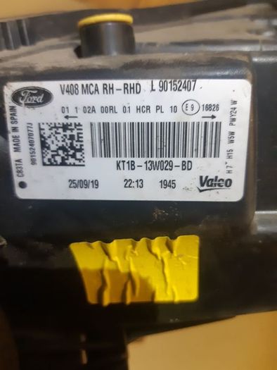 Ford Transit Connect Mk2 2019 Offside Right Hedlight - Genuine Kt1b-13w029-bd