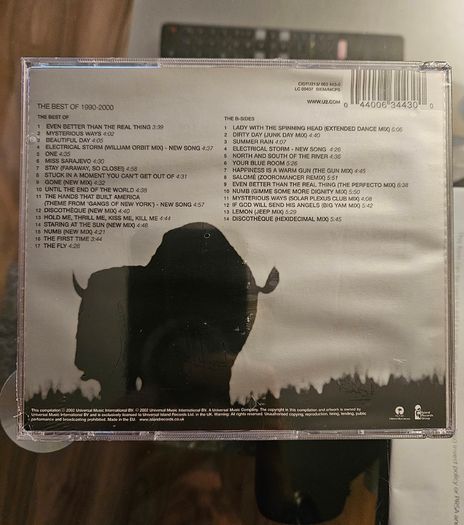 U2 "The Best Of 1990-2000 & B-Sides" Sealed Special Edition Triple Pack