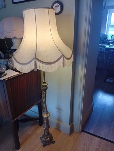 Antique floor lamp