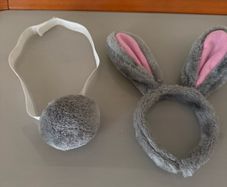 Bunny Tail and Ears Costume Dress up