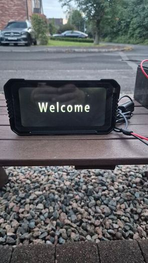 motorbike sat nav Dash cam recording Apple carplay android auto
