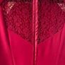 Coast dress, red with lace inset detail, Size 14, above-knee length, VGC Image 4