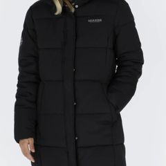 BNWT long puffer Coat Jacket Women dark Blue Seaside LONG ISLAND EU44 UK 18 RRP100 Eur