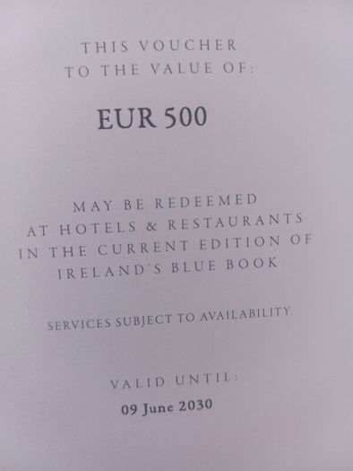 Blue Book Vouchers
