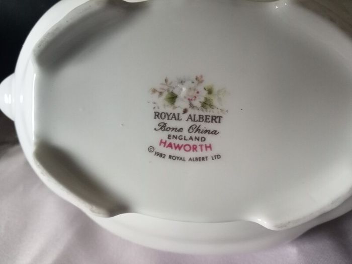 Rare Royal Albert Bone China "HAWORTH" Teapot