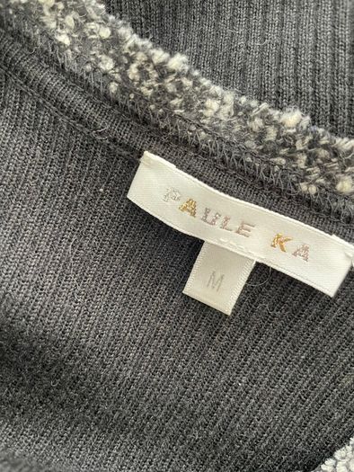 Black Paule Ka Merino Wool Cardigan