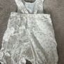 Jacadi girls baby romper with matching vest age 1 months Image 3