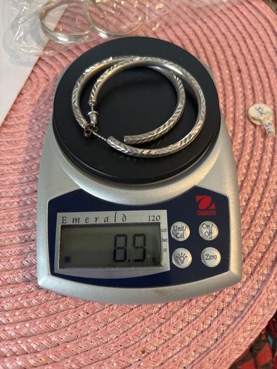 silver  earrings