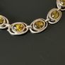 Sterling silver and Amber bracelet Image 2