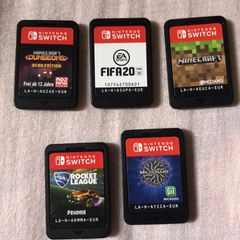 Nintendo Switch games.