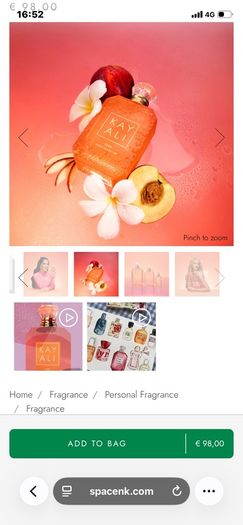 New Kayali Eden Sweet Peach Edp 50mls
