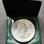 Silver Padraig Pearse 10 Shilling 1966 UNC coin in Munster and Leinster holder Image 3