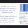 1995 Ireland 10 unit Happy Christmas and Peaceful New Year in 1995 (Gemplus GEM1) Call Card Used. Telecom Eireann card number 1105. Image 2
