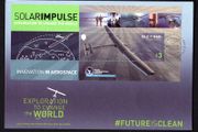 2016 Isle of Man Solar Impulse (first round the world flight powered solely by solar energy) Commemorative Stamps First Day Cover (FDC)