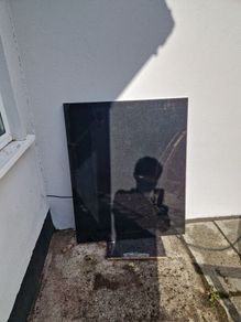 Granite Stove Hearth for corner 80cm x 97.5cm