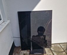 Granite Stove Hearth for corner 80cm x 97.5cm