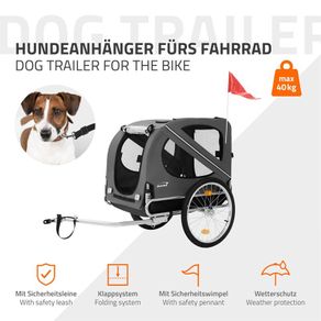 Dog trailer Bicycle trailer Dogs up to 40 kg