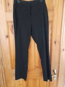 womans black trousers size 8 L