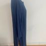 JFW long light coat viscose/linen - size 12- denim blue Image 3