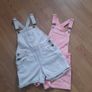 2 x Pais of girls dungarees Image 5