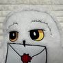 Harry Potter Hedwig Owl Pillow Cushion Primark approx. 40 cm. Used Please see photos Image 3