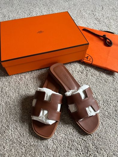 Hermes Oran sandals size 37