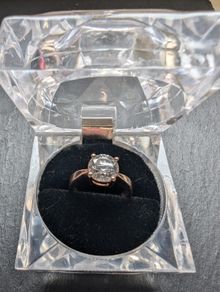 Silver Corona brand woman ring