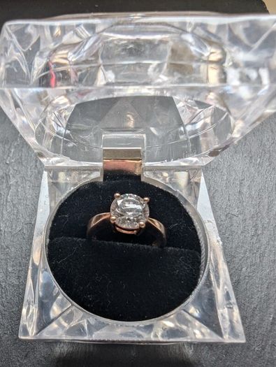 Silver Corona brand woman ring