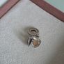 Pandora locket angel wings,with enamel dangle charm very good condition Image 2