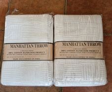 Cream Cotton Throws