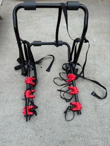 3 bike rear mounted bike rack