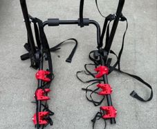 3 bike rear mounted bike rack