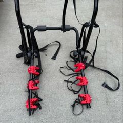 3 bike rear mounted bike rack