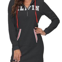 Brand New ELFIN women s hoodie dress pullover dress long Sleeve