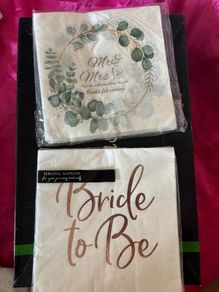 Napkins (wedding or hens)