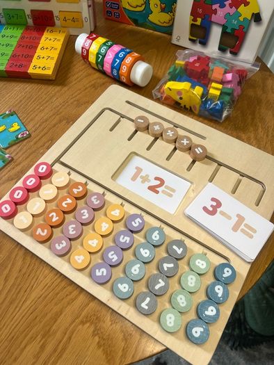 Bundle Math counting numbers match educationl toys Montessori