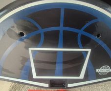 Lifetime Basketball Backboard, Hoop and Net Set
