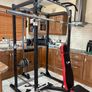 Finest Gym Weightlifting Set Up On Adverts, Fully Integrated Upper And Lower Cable System, Power Squat Rack, Olympic Weights And Bar, Dumbbells, Bench, Chin Up And More!!! Image 8
