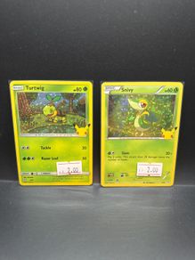 Turtwig 4/25 | Snivy 5/25 Pokemon Cards