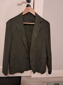 Men's branded cotton blazer : Doppelganger Roma
