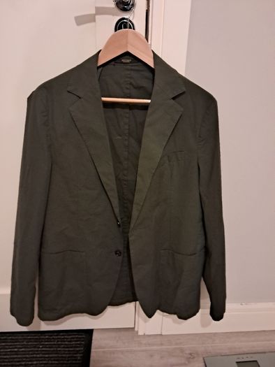 Men's branded cotton blazer : Doppelganger Roma