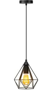 Industrial Ceiling Lights | Ceiling Light Fitting | Basket Metal Basket Pendant Lighting Ceiling | Retro Chandeliers Ceiling Light E27 Bulb For Living Room Hallway Kitchen Bedroom Lighting (FREE POSTAGE)