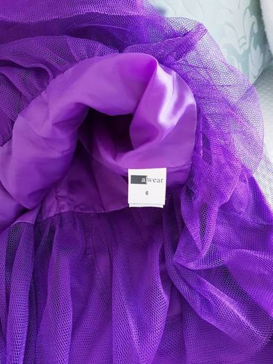 Awear Purple Party Dress - Size 6