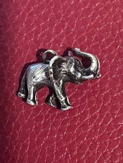 Vintage Silver Elephant Pendant