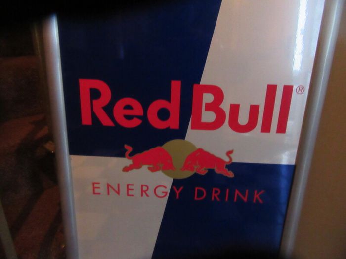 Red Bull Metal Sign