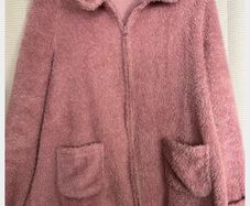 Pink Fleece Bed Jacket