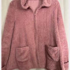 Pink Fleece Bed Jacket