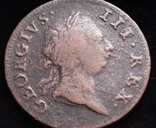 #971 - Hibernia - Ireland - 1766 - Half Penny