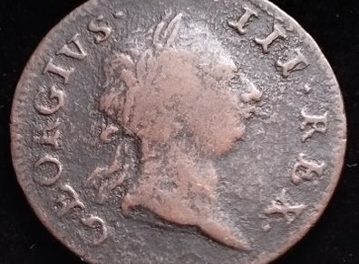 #971 - Hibernia - Ireland - 1766 - Half Penny