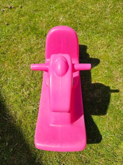 Pink rocking horse